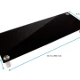 Monoprice Large Multimedia Desktop Stand - Black Glass (30.8 x 11in) Stand & Riser, Desktop TV Stand, Dual Monitors w/ Height Adjustable Legs - Image 5