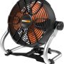 WORX - Nitro 20V Power Share Cordless 9" Work Fan with Battery and Charger - Black - Image 1