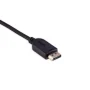 onn. 3' Display Port to Display Port Cable, Black - Image 5