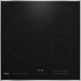 24 in. Wide 3 Element Miele KM 7720 FR Built-In Electric Induction Cooktop - Black - Image 1