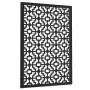 Fret 4 ft. x 32 in. Black Vinyl Decorative Screen Panel - Image 2