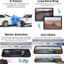 FAMKIT Mirror Dash Cam, 10" 1080P Rear View Mirror Dashcam Cameras with Full Touch Screen, Front and Rear View Camera with Super Night Vision, G-Sensor, Wide Angle View, 24H Parking Monitor - Image 5