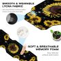Ergonomic Mouse Pad Wrist Support & Keyboard Wrist Rest Set (with Coaster), Memory Foam Gel Keyboard Moue Pads Combo for Easy Typing Pain Relief Computer Laptop Office- Be Still and Know I am God - Image 4