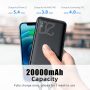 Essager Portable Charger 20000mAh Power Bank USB C PD 20W QC 3.0 Fast Charging External Battery Pack Charger, Powerbank for iPhone 13 12 11 Pro Max iPad Samsung Cell Phones - Image 4