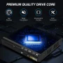 WONNIE HD DVD Player for TV, CD Players for Home with HD/AV/Coaxial Output &USB Input, Built in PAL/NTSC System, HDMI/AV Cable and Full Function Remote Control Included - Image 5