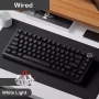 AJAZZ AK820 Pro Wired&Wireless Mechanical Gaming Keyboard Tri-Mode RGB Backlit Hot-Swappable Switches,70% Compact Layout,PC/Mac - Image 3