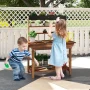 Gymax Kids Potting Bench Wooden Toy Gardening Center w/ Removable Sink & Chalkboard - Image 5