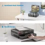 Marbrasse Monitor Stand with Drawer, Monitor Riser Mesh Metal, Monitor Stand with Storage, Desktop Computer Stand for PC, Laptop, Printer - Image 6