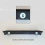 Mainstays 3PC Plastic Floating Shelves, Black (1-Pack) - Image 6