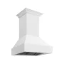 ZLINE - 30 inches - Externally Vented - Wall Range Hood - Rustic Bright White Finish - Image 4