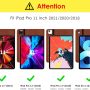 DTTO Case for iPad Pro 11 Inch 4th/3rd/2nd/1st Generation 2022/2021/2020/2018,Premium PU Leather Folio Stand Cover with Hand Strap,Fit iPad Air 4/5 - Auto Wake/Sleep,Multiple Viewing Angles, Brown - Image 2