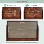Rossie Home Bamboo Bed Tray / Lap Desk with Phone Holder, Medium, Java - Image 3