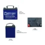 12-Volt 35 Ah Rechargeable GEL Sealed Lead Acid (SLA) Battery - Image 2