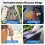 Mini Smart Tag Only Compatible with iOS Find My APP Bluetooth-compatible GPS Tracker Wallet Keys Finder Anti-lost GPS Locator - Image 5
