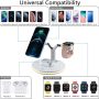 Mag-Safe Wireless Charger for Apple Products,3 in 1 Magnetic Wireless Charging Station with Night Lamp for iWatch SE/6/5/4/3/2,iPhone 13 12/Pro/Pro Max/Mini/SE/11/X/XS/8 Plus,Wireless Earbuds 2/Pro - Image 4