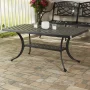 Polebridge Rectangular Metal Outdoor Coffee Table , 42'' in. W 21'' in. D - Image 2