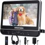Car DVD Player Dual Screen, Arafuna Dual Headrest DVD Player for Car with Play A Same or Two Different Movies, Support HDMI Input,USB/SD,1080P Video,Last Memory(10.5" x 2 Car DVD Player) - Image 2