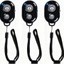 Wireless Remote Shutter for Cellphones and Tablets (3 Pack), AOQIYUE Bluetooth Remote for iPhone/Android Camera Control, Selfie Clicker for Photos and Videos - Wrist Strap Included - Image 1