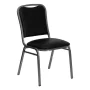 Black Vinyl Banquet Chair - Image 1
