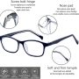 Children Blue Light Blocking Glasses Boys and Girls Age 3-12 2186c1 Blue - Image 6