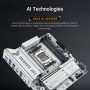 ASUS - TUF Gaming B850M-PLUS (Socket AM5) AMD B850 Micro-ATX Wi-Fi 7 BE Motherboard - White - Image 2
