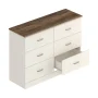 Allyannah 47" W 6-Drawer Double Dresser with Interlocking Drawers - Image 5