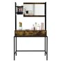 Industrial Vanity Table with 3-Position Adjustable Mirror - Image 6