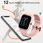 Blackview Smart Watch for Android Phones Compatible with iPhone Samsung, Fitness Watch with Blood Oxygen & Heart Rate Sleep Monitor, 5ATM Waterproof Pedometer, Smart Watches for Men Women (2 Bands) - Image 2