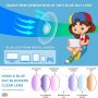 Blue Light Glasses for Kids 3 Pack Anti Glare & Eye Strain Glasses Computer TV Phone Tablets UV Protection Glasses for Kids Boys Girls Age 3-10(Pink Green + Transparent Blue + Black) - Image 5