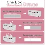 Extra Large Toy Storage Organizer For Living Room with Lids - Glow-in-Dark 40"x14"x16" Collapsible 600D Oxford Toy Chest for Kids, Boys, Girls - Durable Toy Bin for Living Room, Playroom, Nursery - Image 3