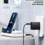 Wireless Charger, 3 in 1 Fast Wireless Charger Station Compatible for Apple Watch SE 6 5 4 3 2, AirPods Pro/2, Wireless Charging Stand Dock for iPhone 13 12 11 Pro Max Xs X Xr 8, Samsung (White) - Image 3