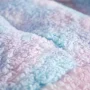 Room Revival Super Soft Teddy Sherpa Structured Bean Bag Chair, Pink Blue - Image 6
