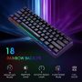 Portable 60% Mechanical Gaming Keyboard,60 Percent Wired Gamer Keyboard with - Image 2