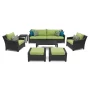 Fionnula 7 Pieces Rattan Sunbrella® Sofa Seating Group with Cushions - Image 2
