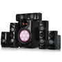 beFree Sound 5.1 Channel Surround Sound Bluetooth Speaker System in Black - Image 1