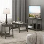 Furinno Beginning TV Stand, French Oak Grey 18041GYW - Image 3