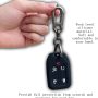 TANDRIVE Key Fob Cover for 2024-2017 GMC Acadia Terrain Denali, Sierra Chevy Silverado, Silicone, Black and Red - Image 3