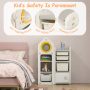 Multipurpose Toy Chest and Bookshelf for Bedroom with Mobile Trolley - Image 6