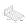 Camea Contemporary Modern Metal Platform Bed - Image 6