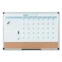 MasterVision 3-in-1 Calendar Planner Dry Erase Board, 36 x 24, Silver Frame - Image 3