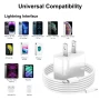 2Pack 20W Type C Charger Block with 6ft USB C to L Cable, PD Fast Charger Compatible with iPhone, iPad, iPod - Image 6