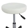 ZENY Swivel Salon Stool Chair PU Cushion Backrest Adjustable Height, Set of 4 - Image 4