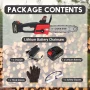 CATGOOD 12" Chainsaw, Portable Electric Chain saws, with 21V Rechargeable 3.0Ah Battery and Charger, for Cutting Tree Wood, 800W - Image 3