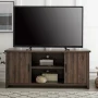 Mainstays TV Stand for TVs up to 65", Canyon Walnut - Image 1