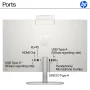 HP - 23.8" Full HD Touch-Screen All-in-One with Adjustable Height - Intel Core i5 1334U 2023 - 8GB Memory - 512GB SSD - Shell White - Image 3