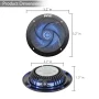 Pyle PLMRS43BL 4" Waterproof Low Profile Marine Speakers, Black (2 Pack) - Image 2