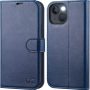 OCASE Compatible with iPhone 13 Wallet Case, PU Leather Flip Folio Case with Card Holders RFID Blocking Kickstand [Shockproof TPU Inner Shell] Phone Cover 6.1 Inch 2021 (Blue) - Image 1
