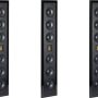 MartinLogan - Motion SLM XL, Slim On-Wall Speaker, with six 4” drivers, and Folded Motion Tweeter, Three-Pack Bundle - Gloss Black - Image 1