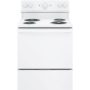 Hotpoint - 30 in. Wide 4 Element 5.0 Cu. Ft. Freestanding Electric Range with Porcelain Upswept Cooktop - White - Image 1