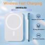 20000mAh Power Bank Magnetic BatteryPack Wireless Charger for iPhone 15/14/13/12 - Image 3